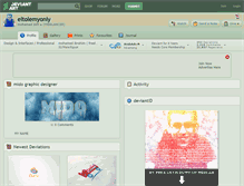 Tablet Screenshot of eltolemyonly.deviantart.com