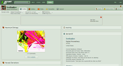 Desktop Screenshot of hwshadow.deviantart.com