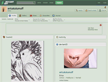 Tablet Screenshot of ericatutumuff.deviantart.com