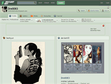 Tablet Screenshot of dre0083.deviantart.com