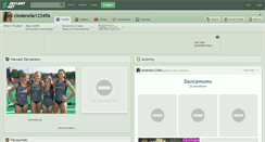 Desktop Screenshot of cinderella123456.deviantart.com