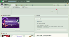 Desktop Screenshot of girlgamerz.deviantart.com
