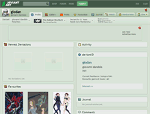 Tablet Screenshot of giodan.deviantart.com