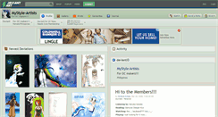 Desktop Screenshot of mystyle-artists.deviantart.com