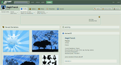 Desktop Screenshot of magicfranck.deviantart.com