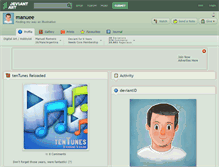 Tablet Screenshot of manuee.deviantart.com