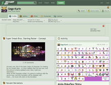 Tablet Screenshot of gego-kurin.deviantart.com