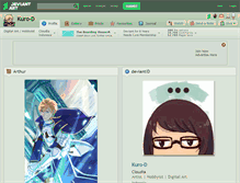 Tablet Screenshot of kuro-d.deviantart.com