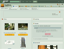 Tablet Screenshot of ihaditfirst.deviantart.com