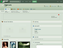 Tablet Screenshot of eagle-lens.deviantart.com