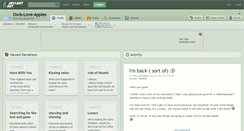 Desktop Screenshot of owls-love-apples.deviantart.com