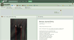 Desktop Screenshot of necros900.deviantart.com