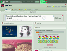 Tablet Screenshot of alaa-taher.deviantart.com