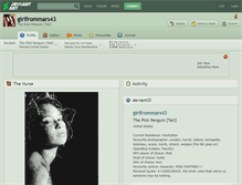 Tablet Screenshot of girlfrommars43.deviantart.com