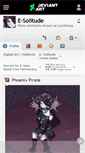 Mobile Screenshot of e-solitude.deviantart.com