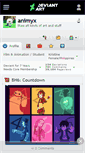 Mobile Screenshot of animyx.deviantart.com