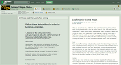 Desktop Screenshot of goldencritique-club.deviantart.com
