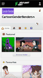 Mobile Screenshot of cartoongenderbenders.deviantart.com