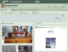 Tablet Screenshot of blackpheonixslash.deviantart.com