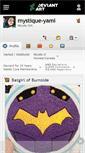 Mobile Screenshot of mystique-yami.deviantart.com