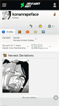 Mobile Screenshot of konanrapeface.deviantart.com