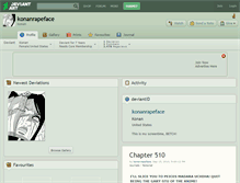 Tablet Screenshot of konanrapeface.deviantart.com