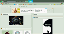 Desktop Screenshot of andoyman.deviantart.com