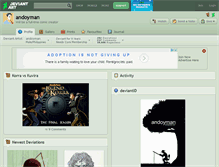 Tablet Screenshot of andoyman.deviantart.com