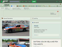Tablet Screenshot of dustyjo.deviantart.com