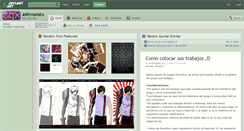 Desktop Screenshot of anxworld.deviantart.com