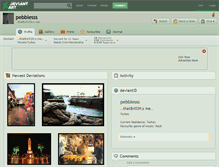 Tablet Screenshot of pebblesss.deviantart.com