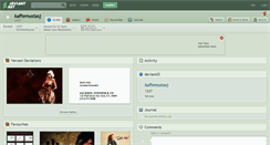 Desktop Screenshot of kaffemustasj.deviantart.com
