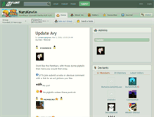 Tablet Screenshot of narukewl.deviantart.com