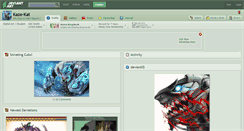 Desktop Screenshot of kaze-kat.deviantart.com