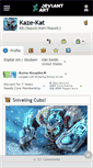 Mobile Screenshot of kaze-kat.deviantart.com