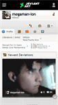 Mobile Screenshot of megaman-ion.deviantart.com