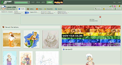 Desktop Screenshot of love-link.deviantart.com