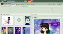 Desktop Screenshot of hime-murasaki.deviantart.com