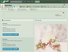 Tablet Screenshot of dark-elve.deviantart.com