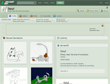 Tablet Screenshot of daxyl.deviantart.com