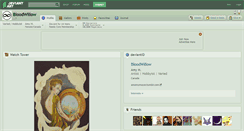 Desktop Screenshot of bloodwillow.deviantart.com