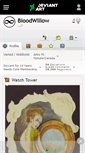 Mobile Screenshot of bloodwillow.deviantart.com