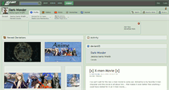 Desktop Screenshot of dark-wonder.deviantart.com