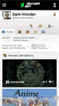 Mobile Screenshot of dark-wonder.deviantart.com