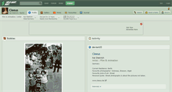 Desktop Screenshot of cleeus.deviantart.com