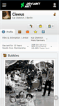 Mobile Screenshot of cleeus.deviantart.com