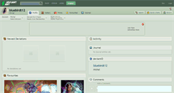 Desktop Screenshot of bluebirdt12.deviantart.com