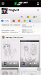 Mobile Screenshot of flingbert.deviantart.com