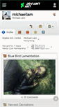 Mobile Screenshot of michaellam.deviantart.com