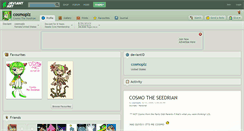 Desktop Screenshot of cosmoplz.deviantart.com